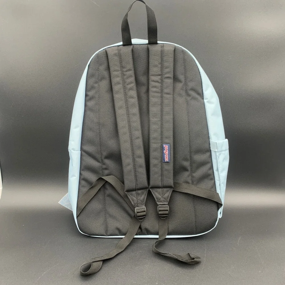 JanSport SuperBreak Plus Backpack Blue Dusk JS0A4QUE7G5 Laptop Sleeve NWT
